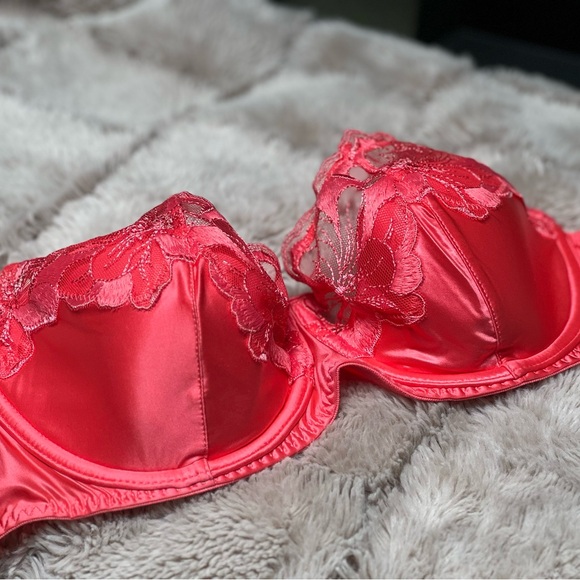 Guess Victoria Natural Bra Orange Coral 34B - Picture 5 of 5